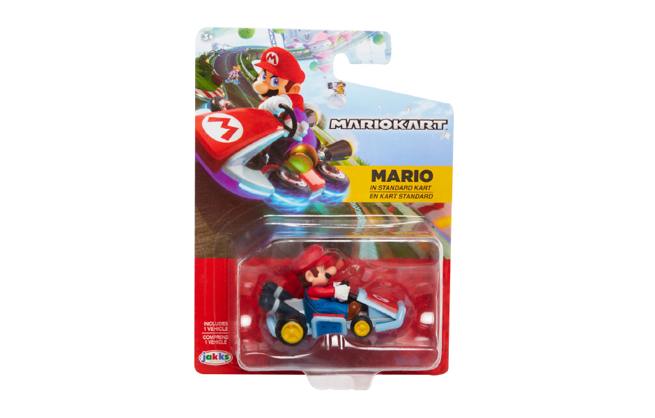 JAKKS Nintendo Super Mario Kart Racers Wave 5 Asst - Mario in Kart